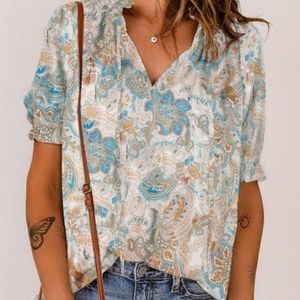 Paisley boutique top